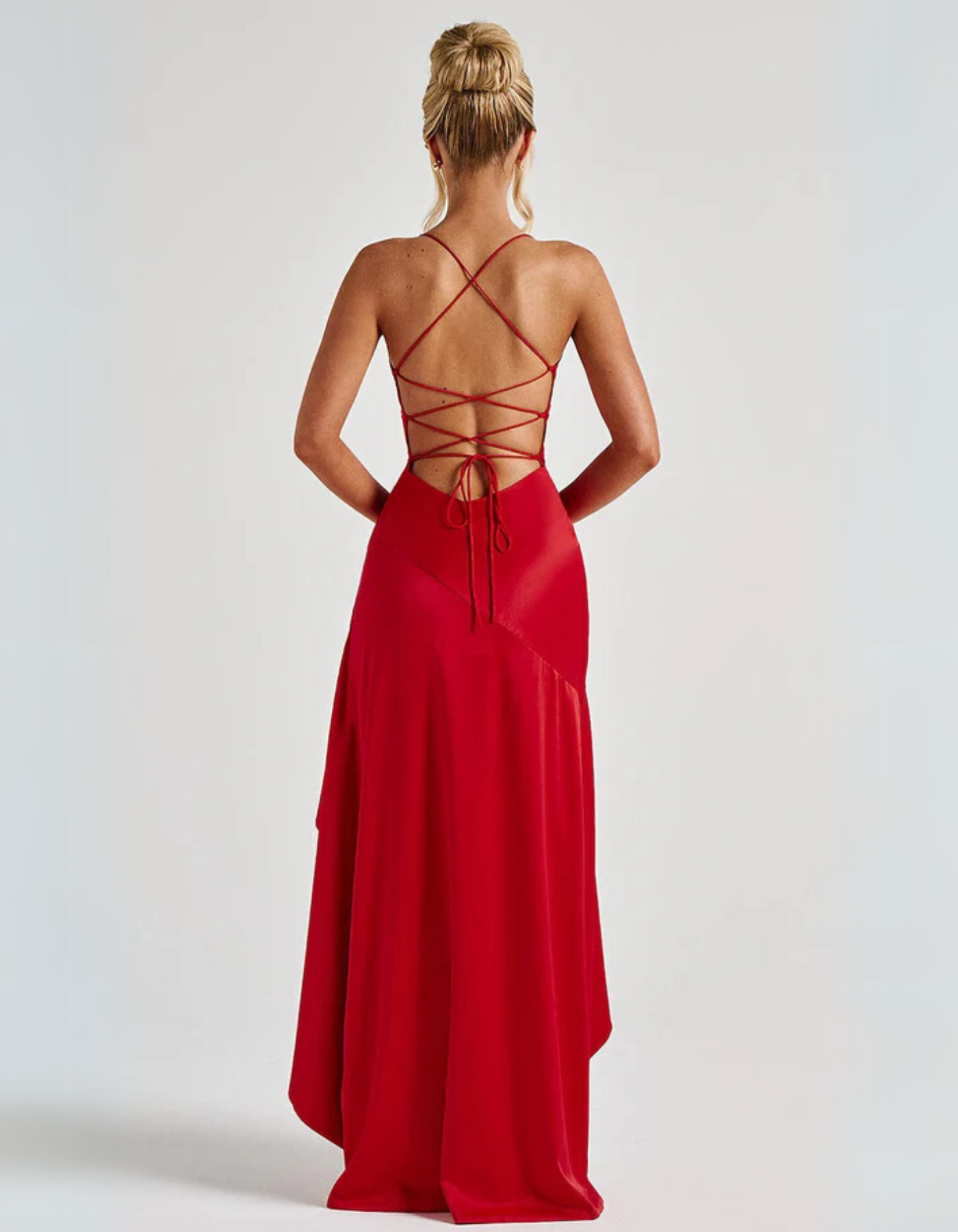 Rosavelle – Draped ruffle detail – Evening gown-15143007650176-Santi Vento Atelier