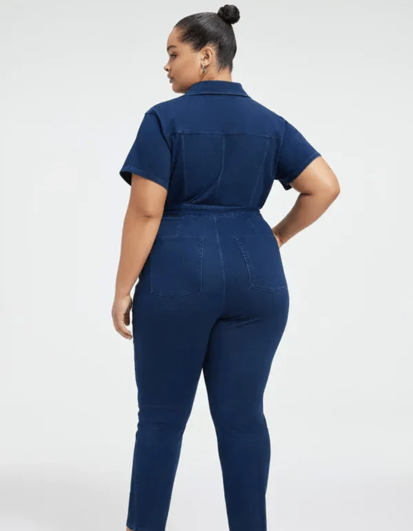 Sancia – Sleek silhouette – Denim jumpsuit-15140896473472-Santi Vento Atelier