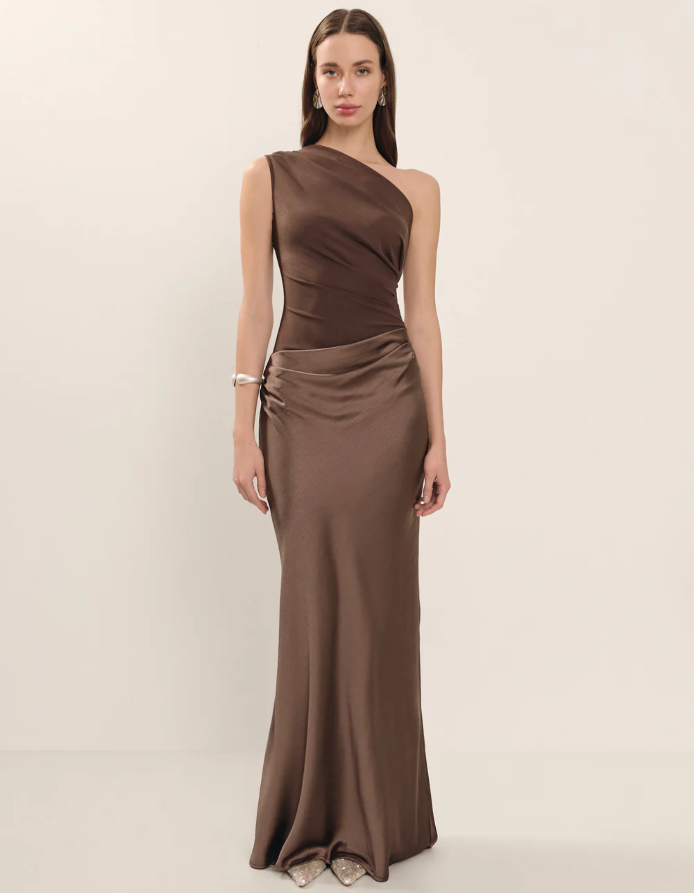 Amaretta – Sculpted drape – Satin evening gown-15153521656192-Santi Vento Atelier