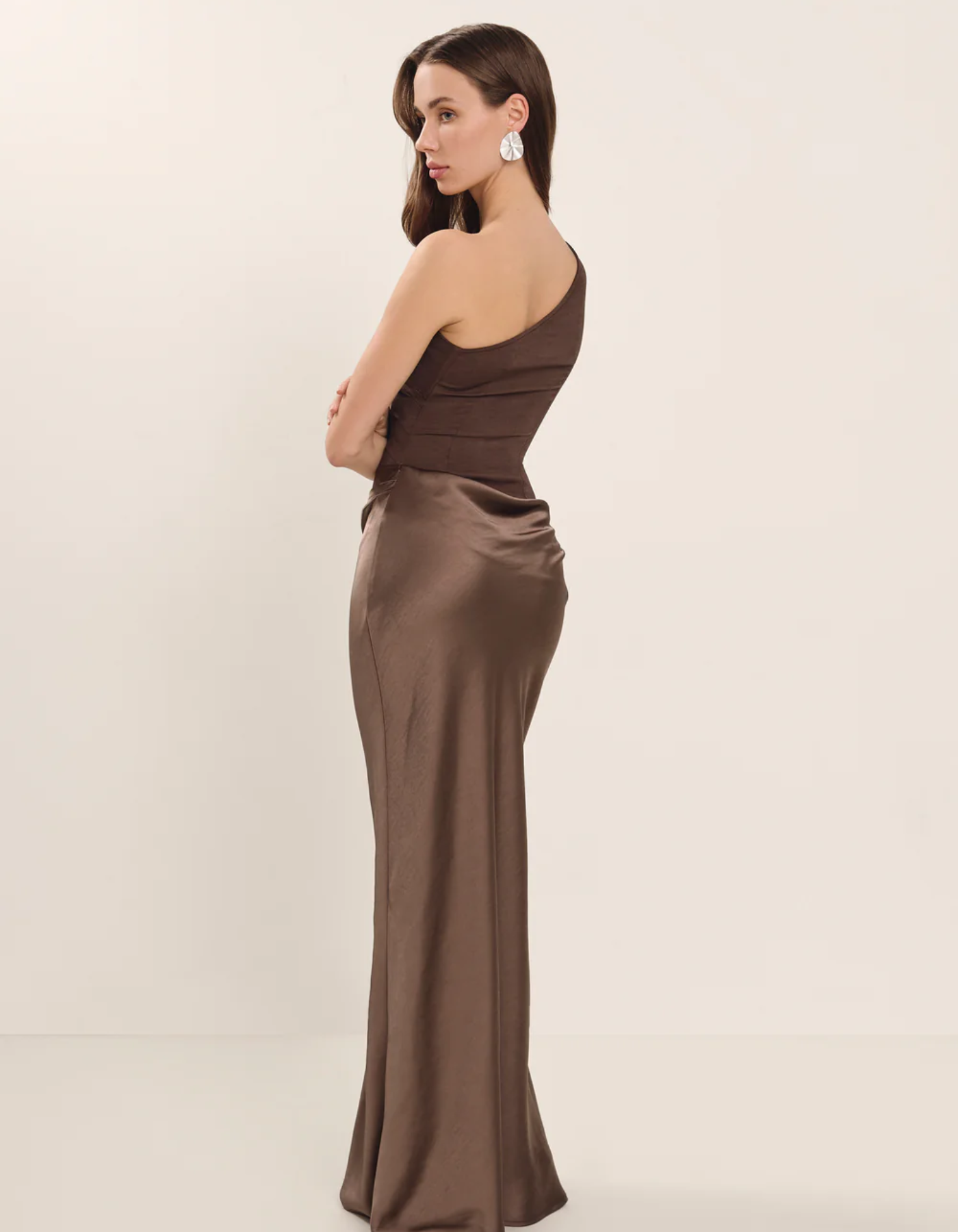 Amaretta – Sculpted drape – Satin evening gown-15153521656192-Santi Vento Atelier