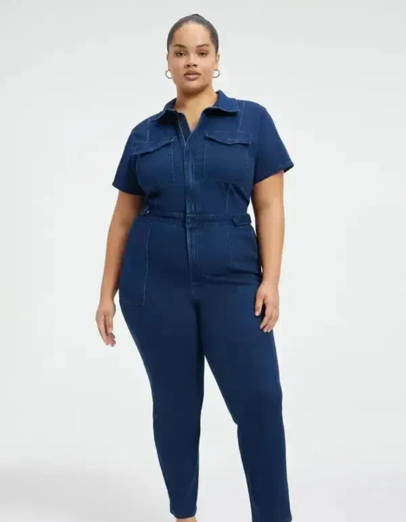 Sancia – Sleek silhouette – Denim jumpsuit-15140896473472-Santi Vento Atelier