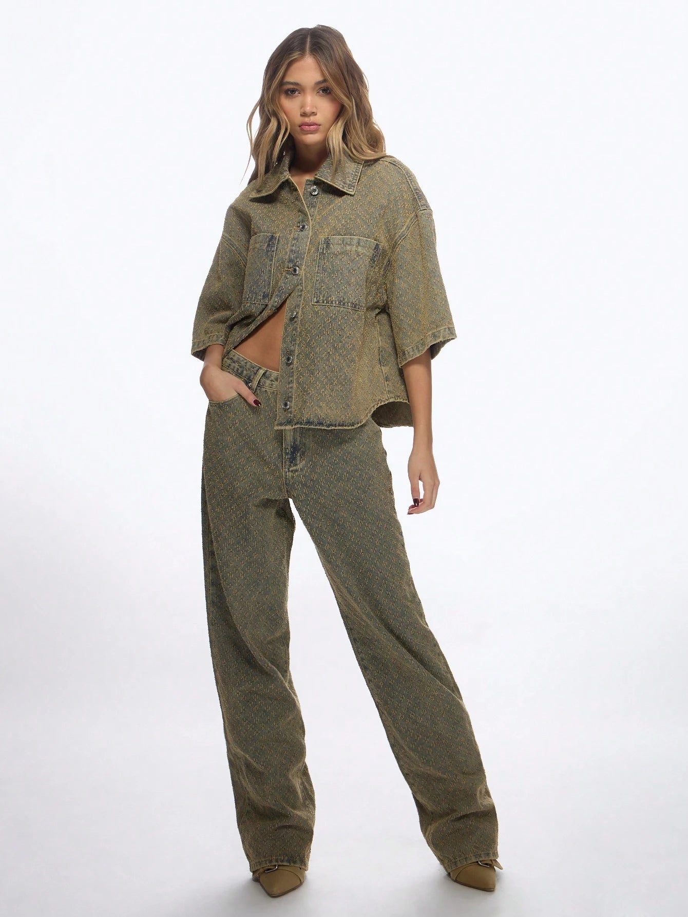 Brunelle – Punk edge – Oversized denim set-15141616583040-Santi Vento Atelier
