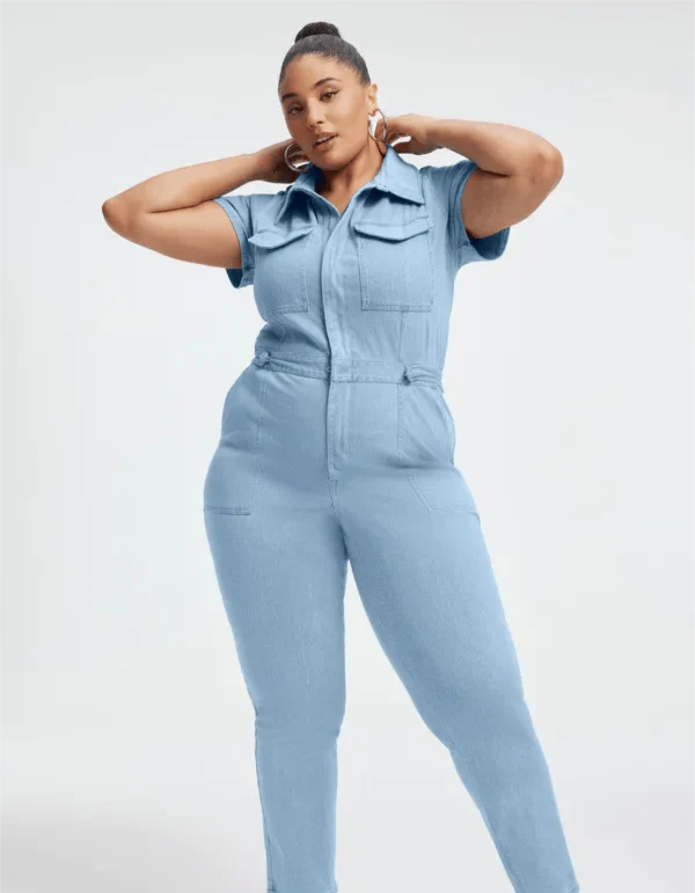 Sancia – Sleek silhouette – Denim jumpsuit-15140896473472-Santi Vento Atelier