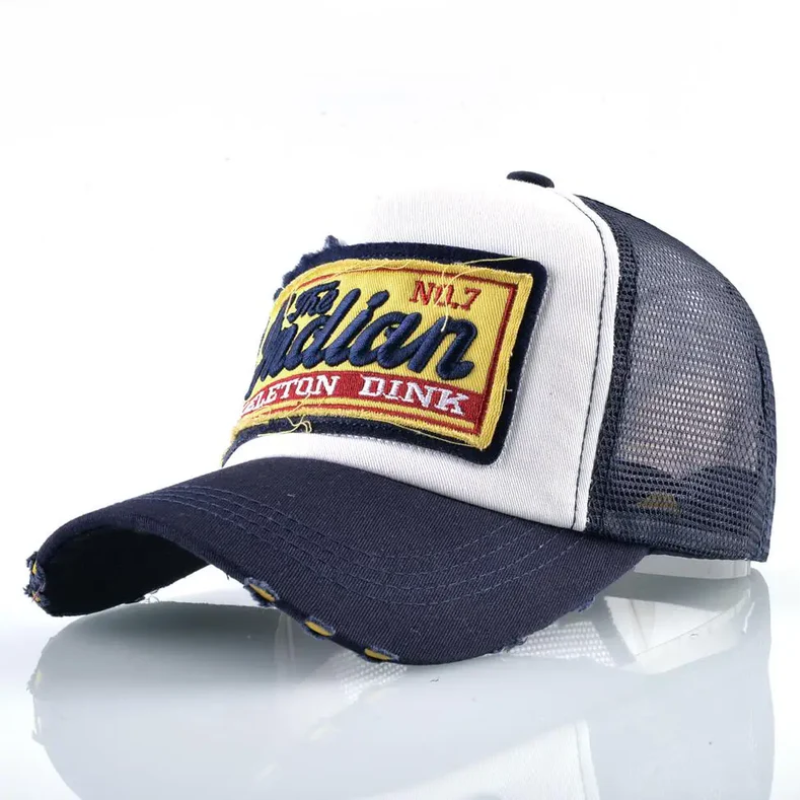 Rokellan – Distressed patch – Trucker cap-15144695923072-Santi Vento Atelier