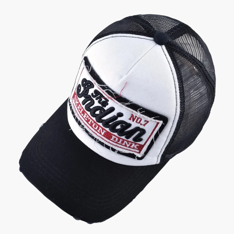 Rokellan – Distressed patch – Trucker cap-15144695923072-Santi Vento Atelier