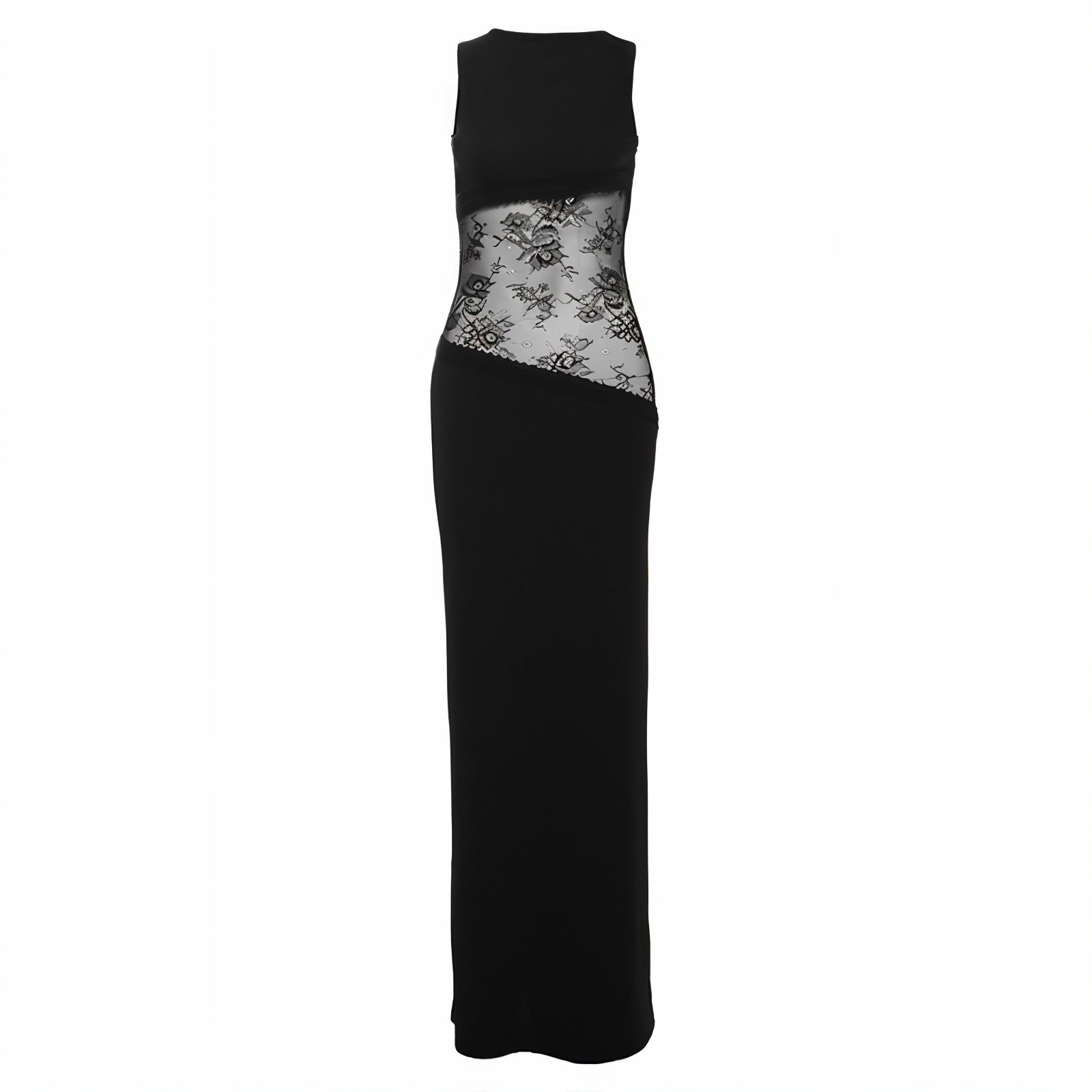 Alessandra – Backless lace cut-out – Maxi dress-15139767255424-Santi Vento Atelier