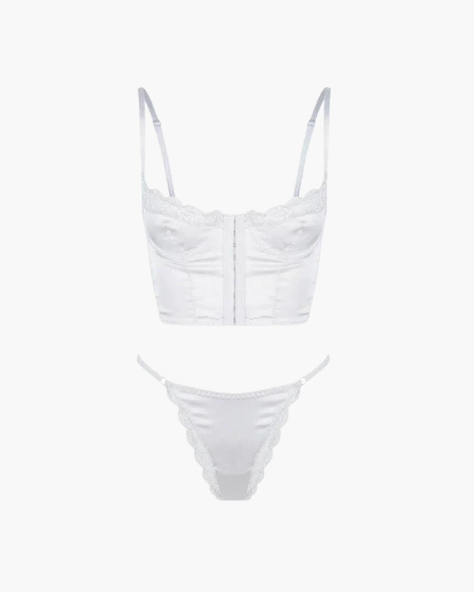 Alisanne – Cropped corset – Lingerie set-15138005090688-Santi Vento Atelier
