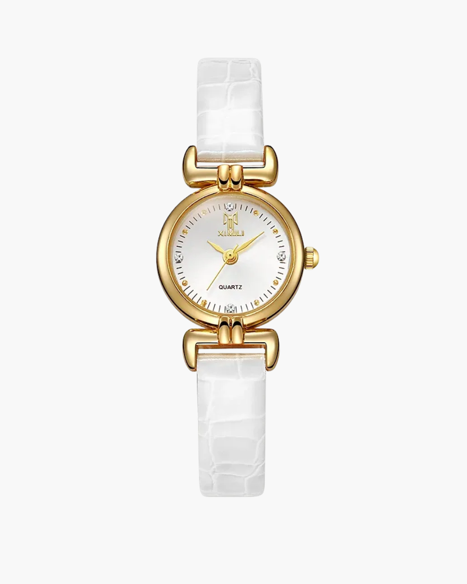 Amélisse – Bordeaux leather – Wristwatch-15137987395968-Santi Vento Atelier