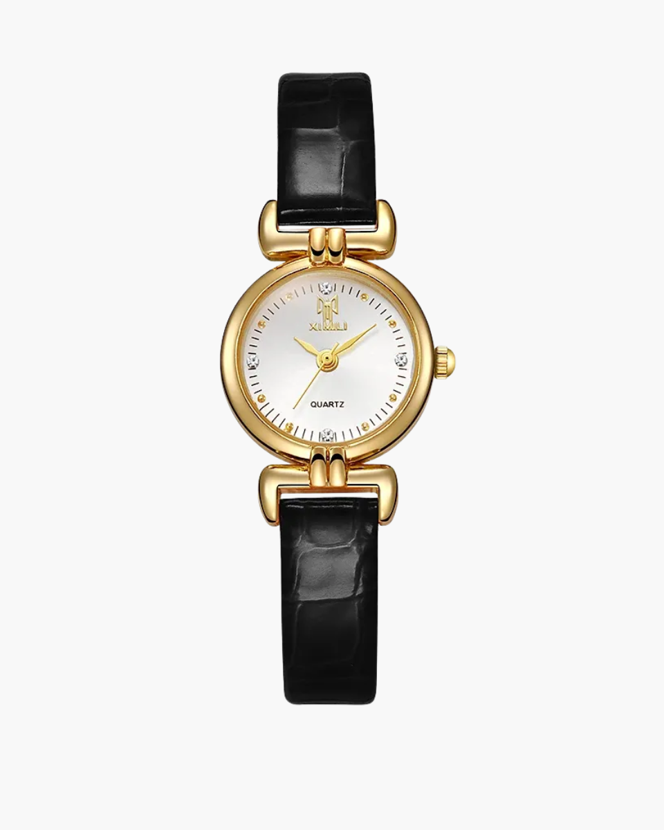 Amélisse – Bordeaux leather – Wristwatch-15137987395968-Santi Vento Atelier