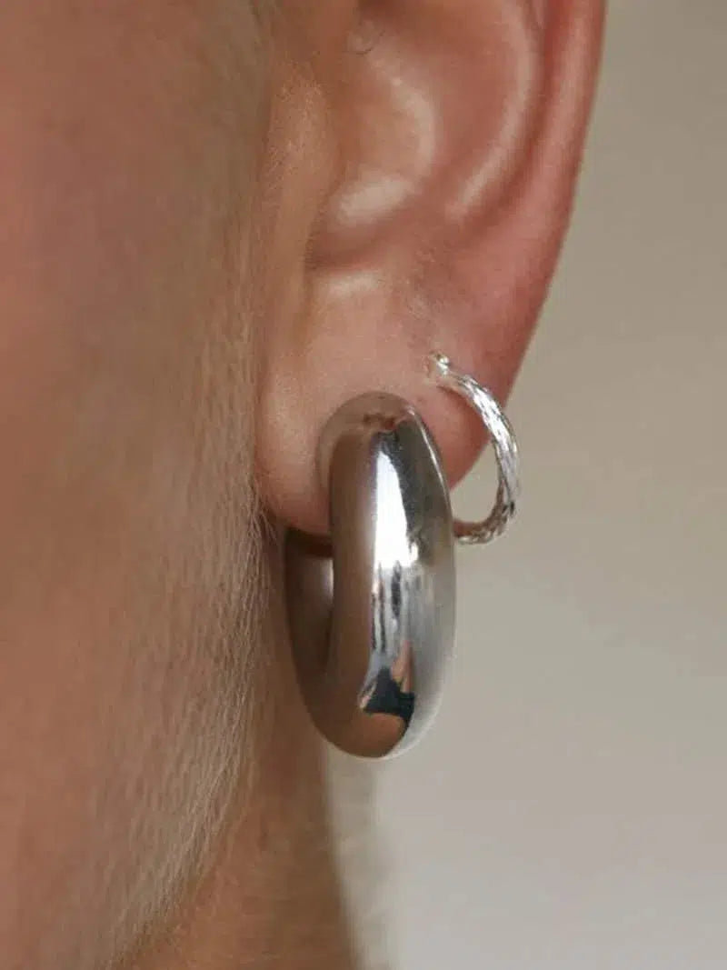 Amore – Chunky design – Hoop earrings-15137989689728-Santi Vento Atelier