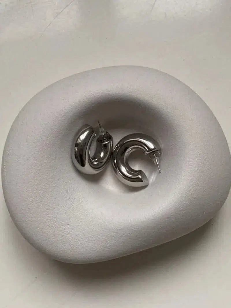 Amore – Chunky design – Hoop earrings-15137989689728-Santi Vento Atelier