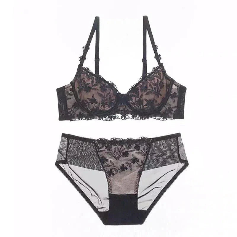Amorette – Floral push-up – Lingerie set-15138005451136-Santi Vento Atelier