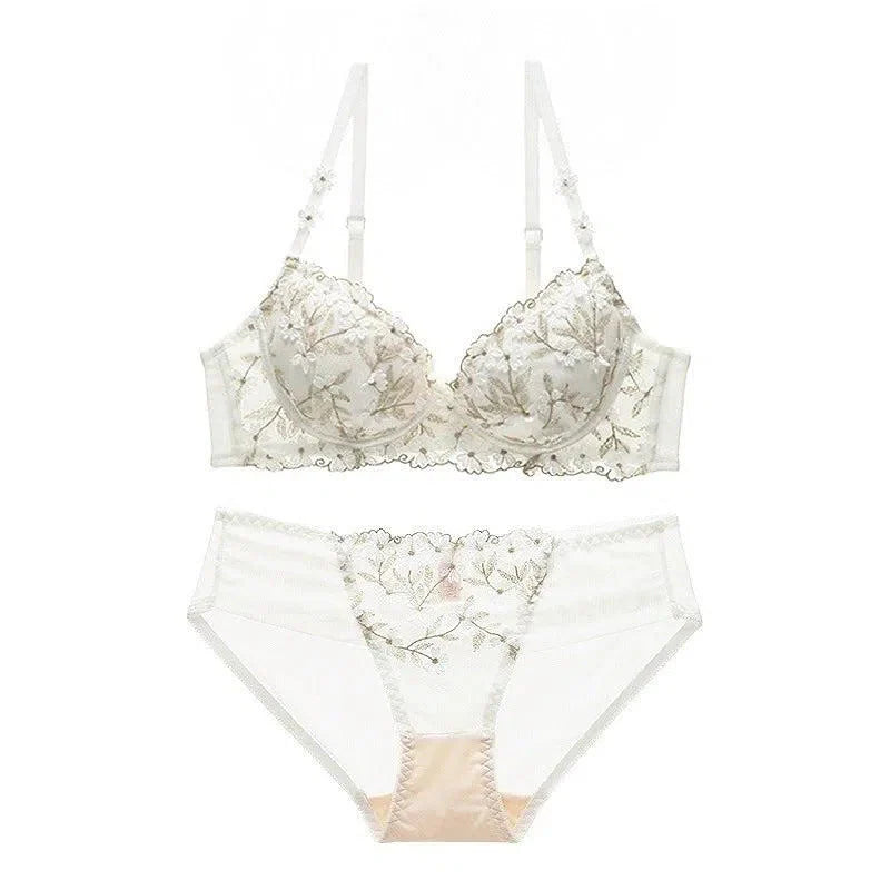 Amorette – Floral push-up – Lingerie set-15138005451136-Santi Vento Atelier