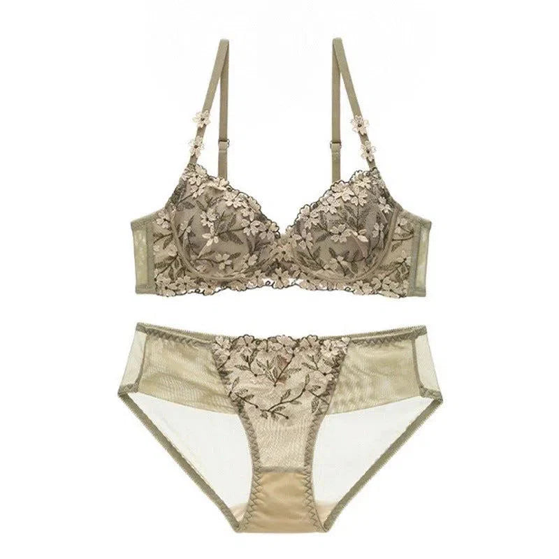 Amorette – Floral push-up – Lingerie set-15138005451136-Santi Vento Atelier