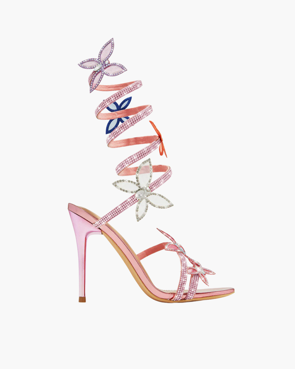 Apolline – Embellished design – Butterfly rhinestone heels-15137993130368-Santi Vento Atelier