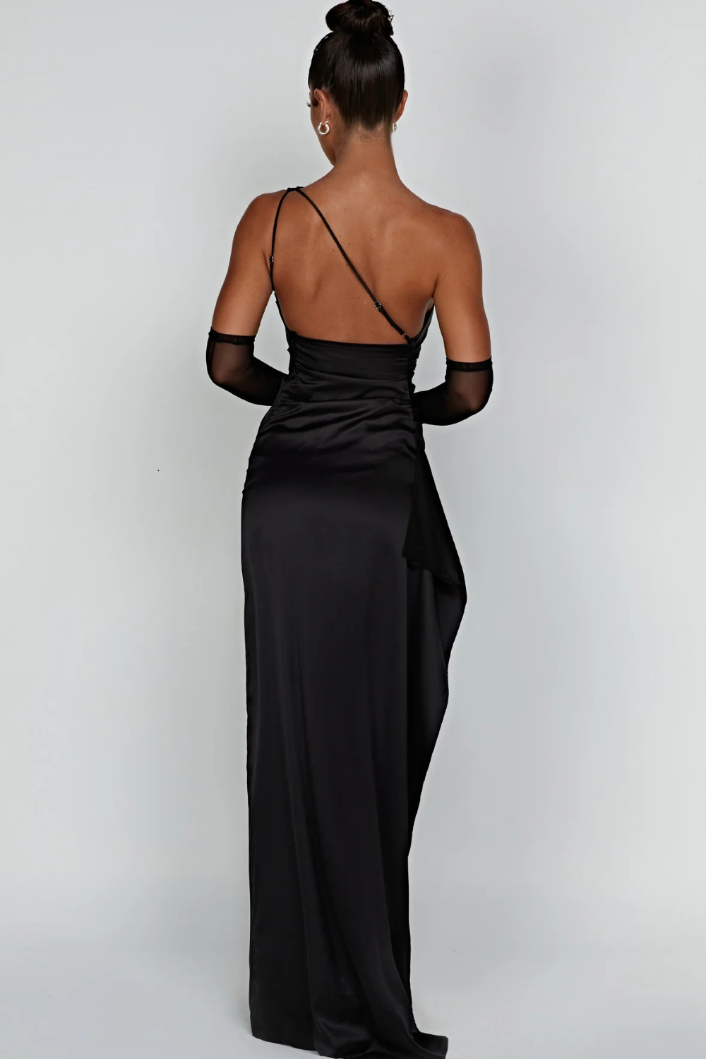 Scarlette – Satin drape – One shoulder evening gown-15150994489728-Santi Vento Atelier