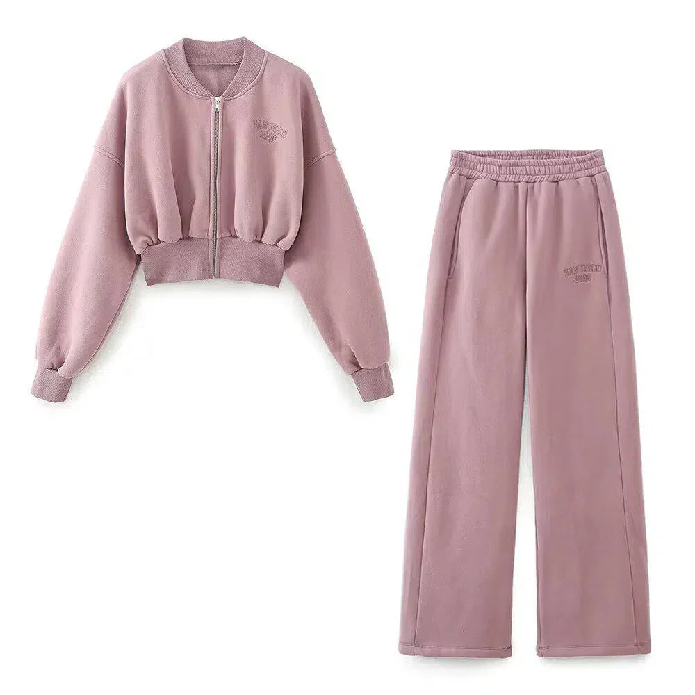 Astrid – Zip-up jacket & jogger pants – San Francisco lounge set-15141242044800-Santi Vento Atelier