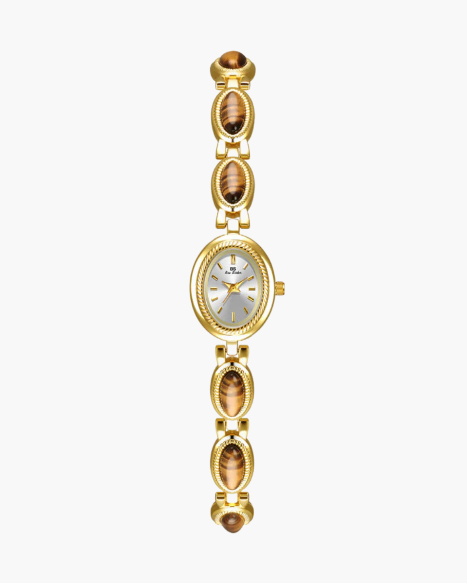 Aurore – Tiger-eye accents – Vintage watch-15137987723648-Santi Vento Atelier