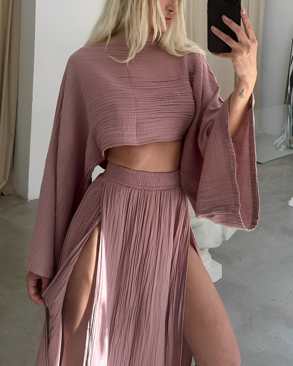Aveline – Flowy co-ord – Beach set-15146312794496-Santi Vento Atelier