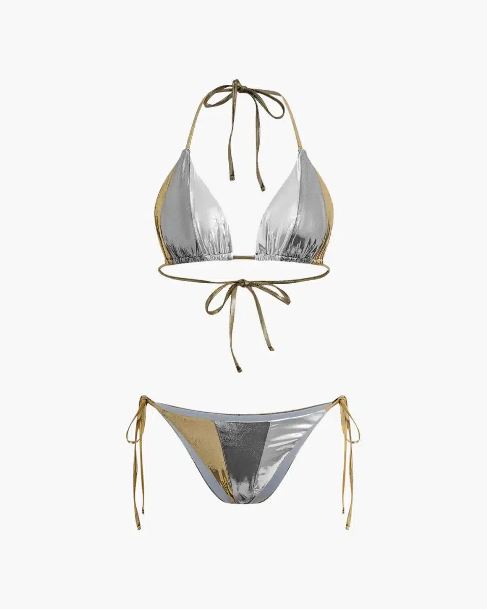 Avenna – Glamorous swimwear – Shimmering bikini set-15138008203648-Santi Vento Atelier