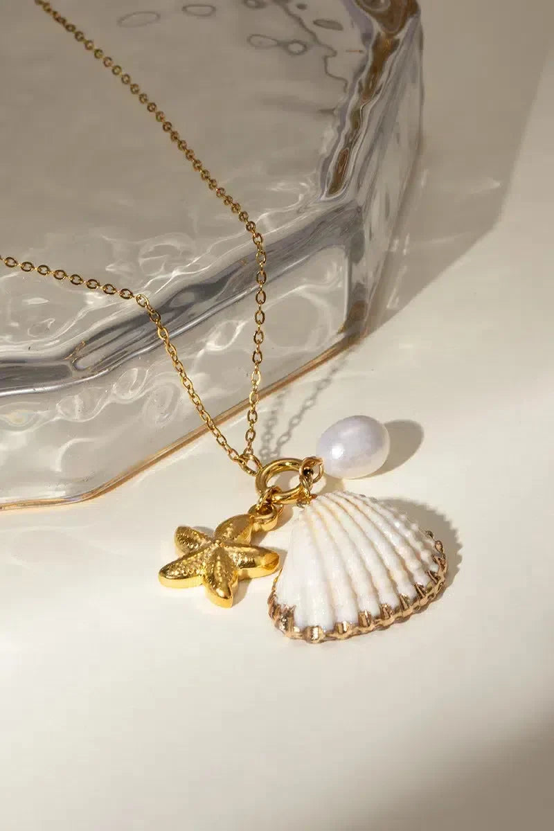 Avenya – Starfish pearl – Necklace-15137988968832-Santi Vento Atelier