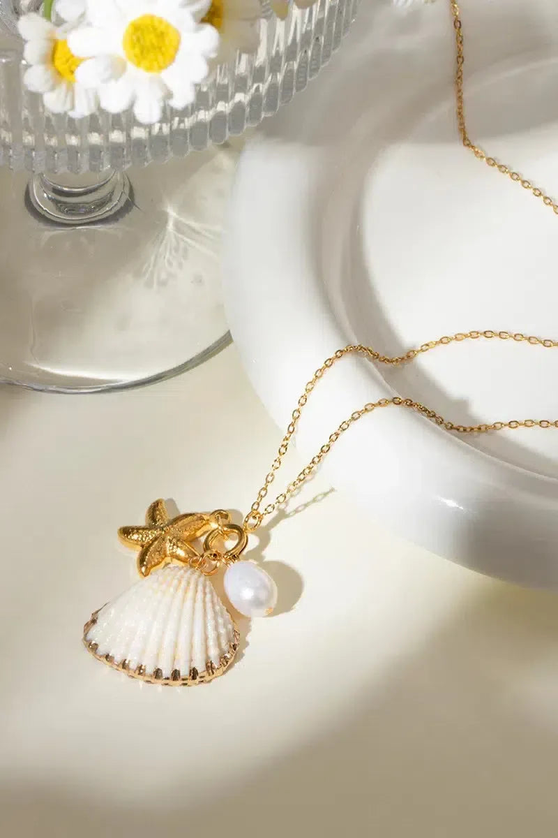 Avenya – Starfish pearl – Necklace-15137988968832-Santi Vento Atelier