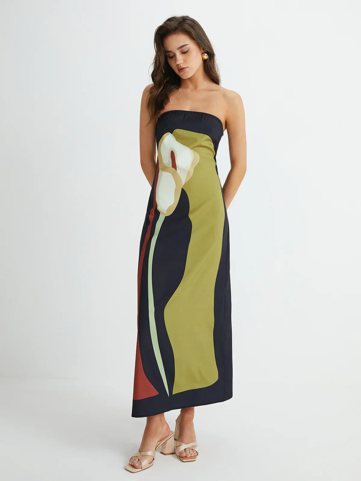 Elizabetha – Strapless silhouette – Maxi dress-15139768205696-Santi Vento Atelier