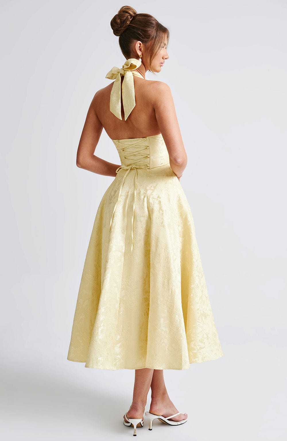 Bellanique – Vintage halterneck charm – Midi dress-15141606457728-Santi Vento Atelier