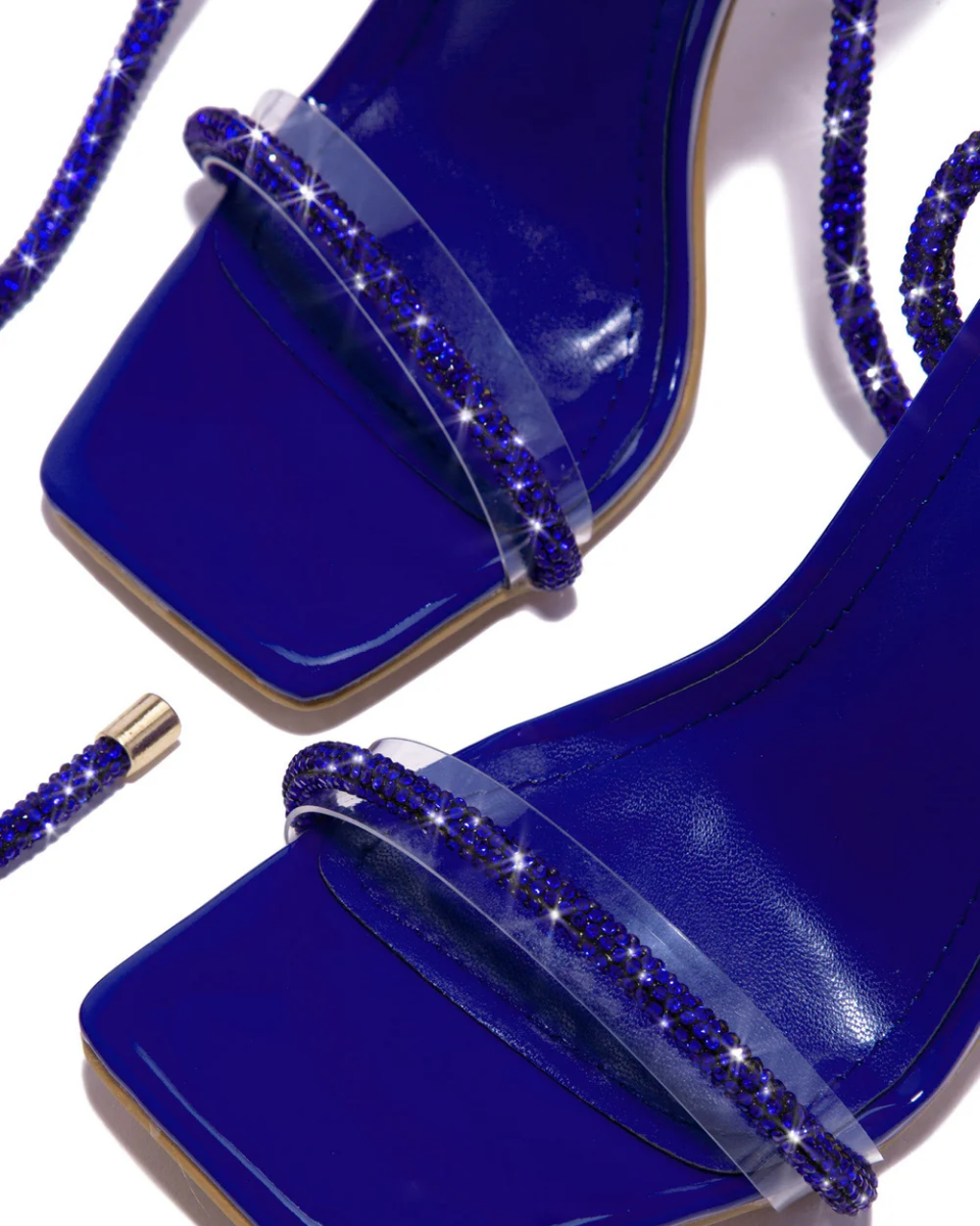 Bellezza – Embellished straps – Lace-up stiletto heels-15137993163136-Santi Vento Atelier