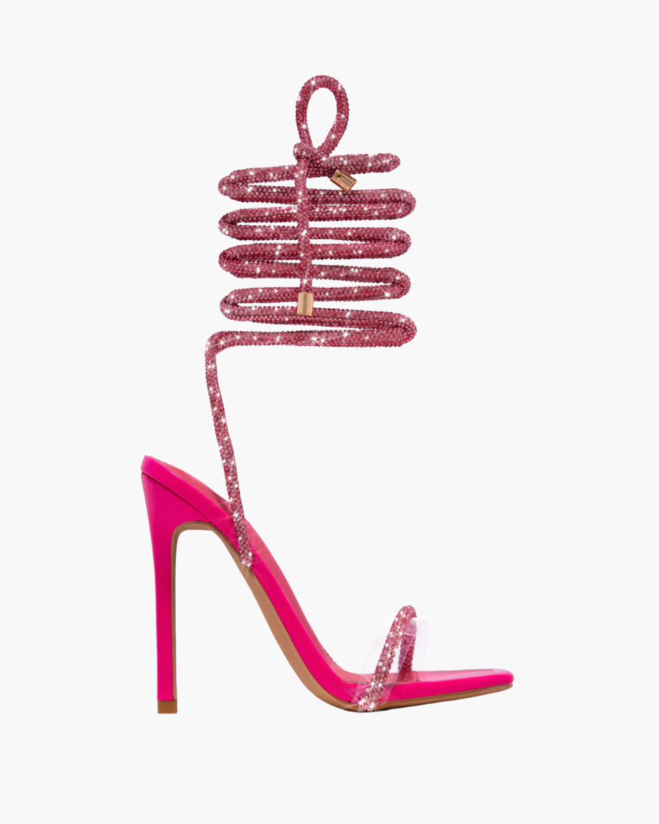 Bellezza – Embellished straps – Lace-up stiletto heels-15137993163136-Santi Vento Atelier