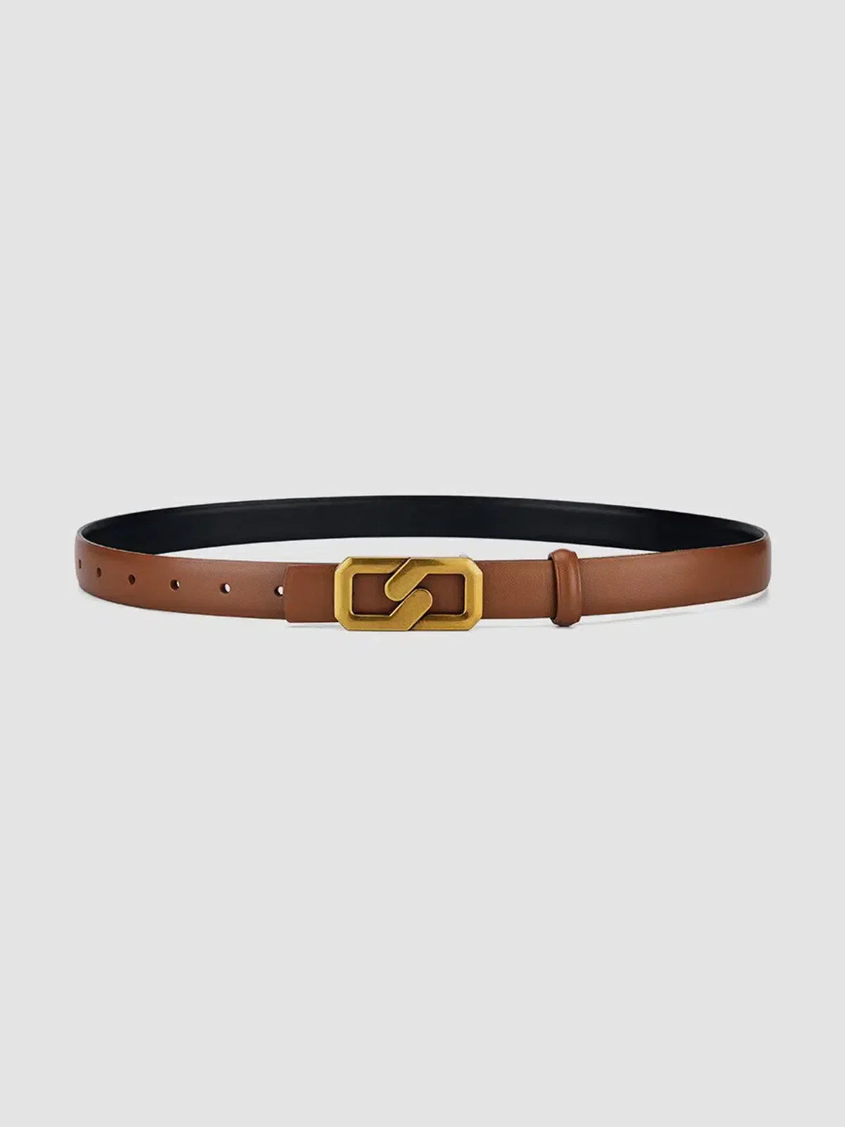 Benique – Polished metallic buckle – Belt-15137955774848-Santi Vento Atelier