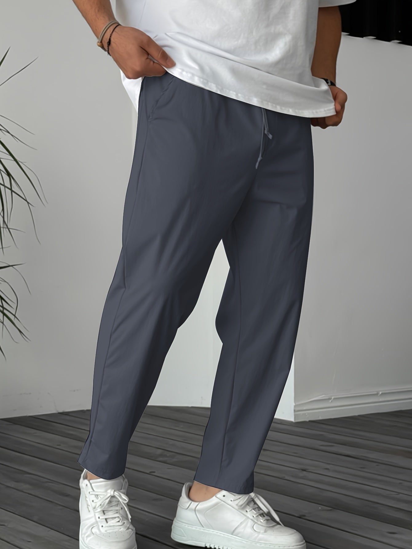 Bravino – Relaxed silhouette – Drawstring trousers-15157769240960-Santi Vento Atelier