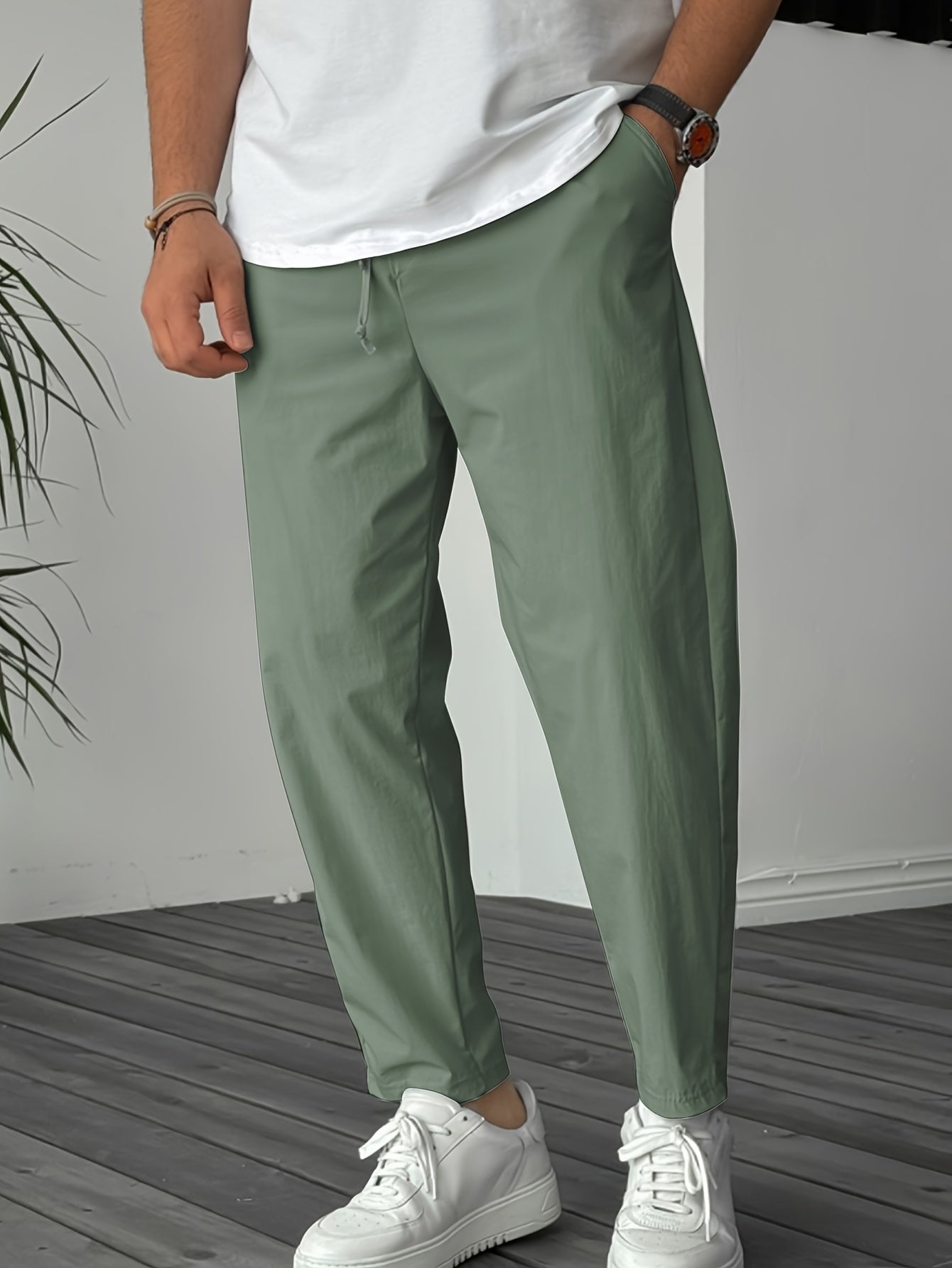 Bravino – Relaxed silhouette – Drawstring trousers-15157769240960-Santi Vento Atelier