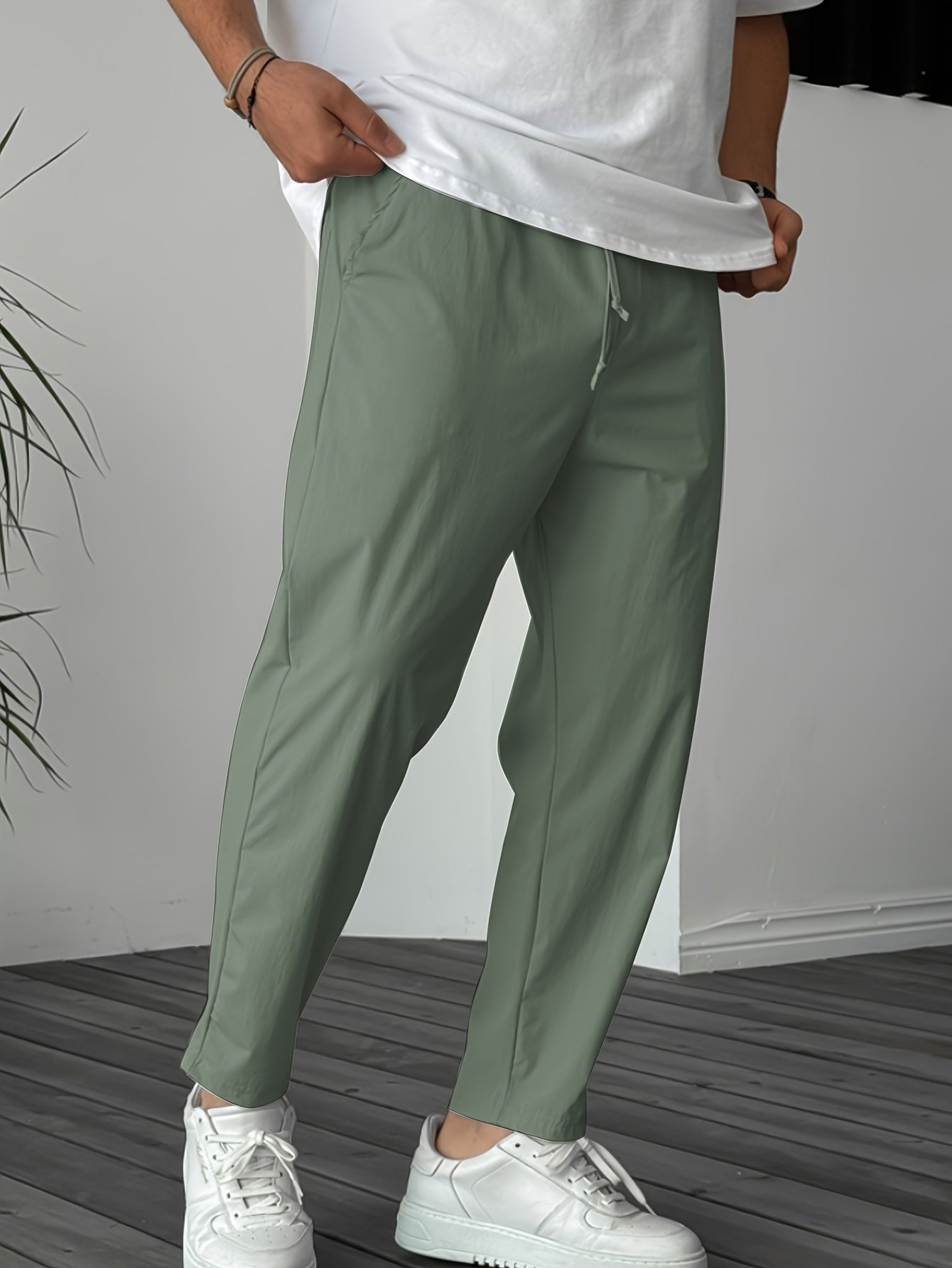 Bravino – Relaxed silhouette – Drawstring trousers-15157769240960-Santi Vento Atelier