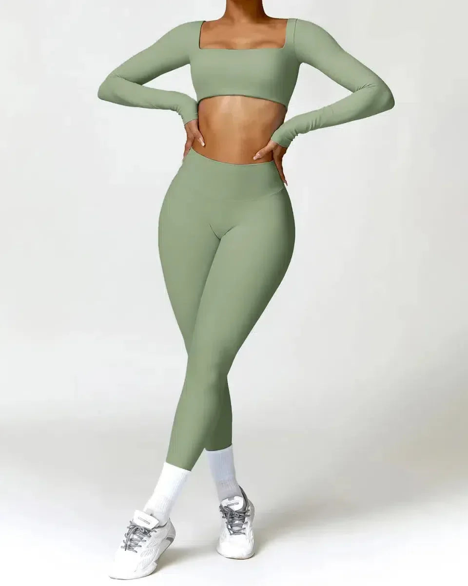 Brunella – Pastel hues – Quick-dry workout set-15138003353984-Santi Vento Atelier