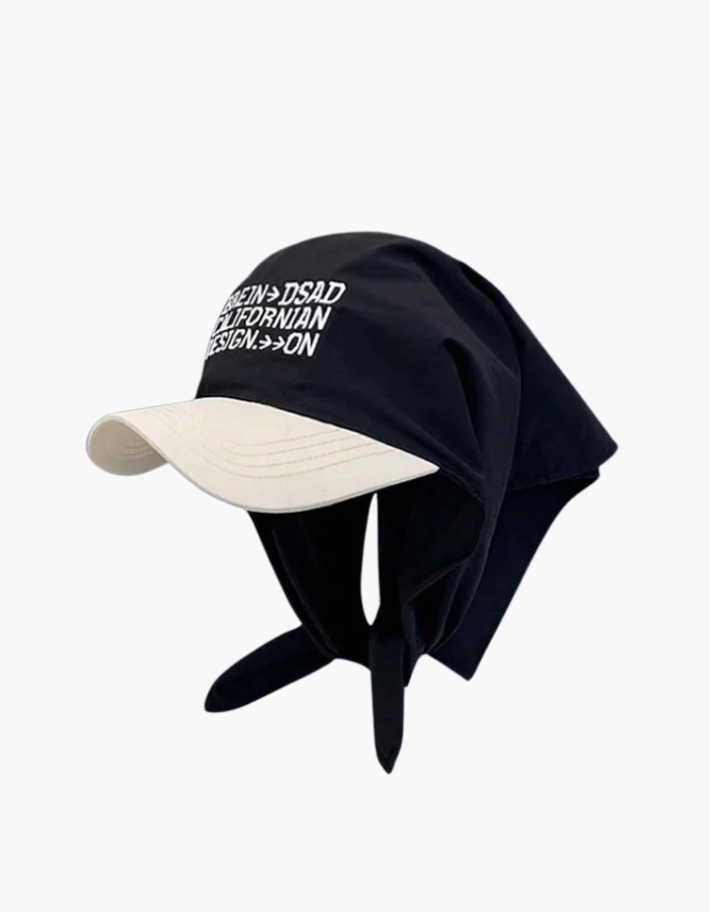 Calivento – Sunshield design – Tie-back baseball cap-15144695726464-Santi Vento Atelier