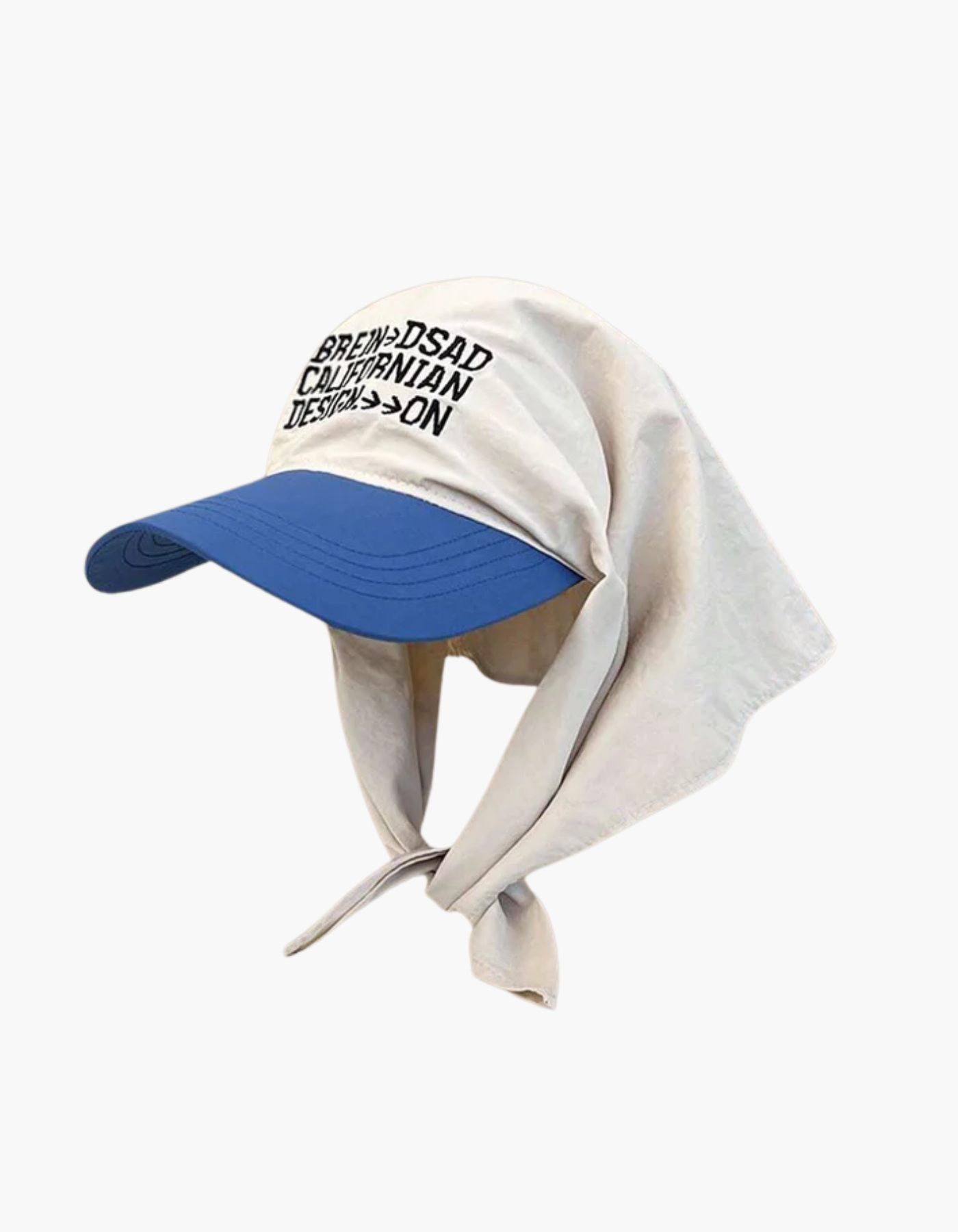 Calivento – Sunshield design – Tie-back baseball cap-15144695726464-Santi Vento Atelier