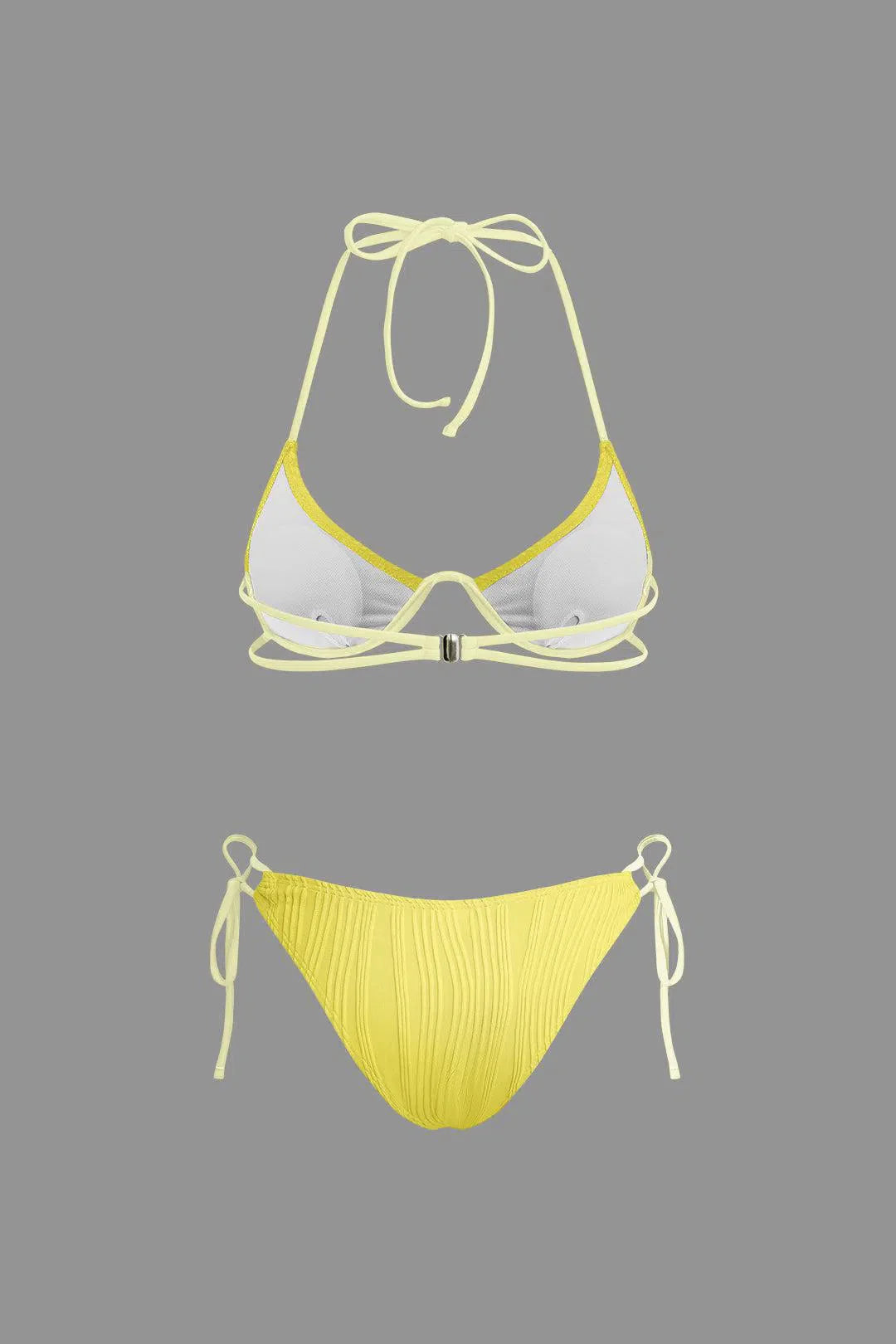 Calyne – Elegant design – Ruched bikini set-15138008793472-Santi Vento Atelier