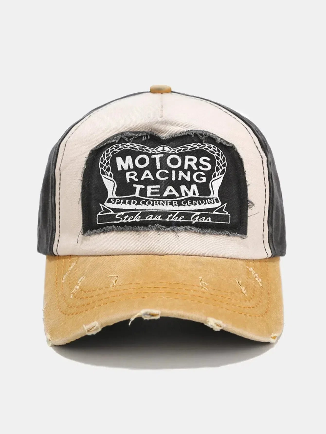 Caprisa – Washed slogan – Baseball cap-15137968423296-Santi Vento Atelier