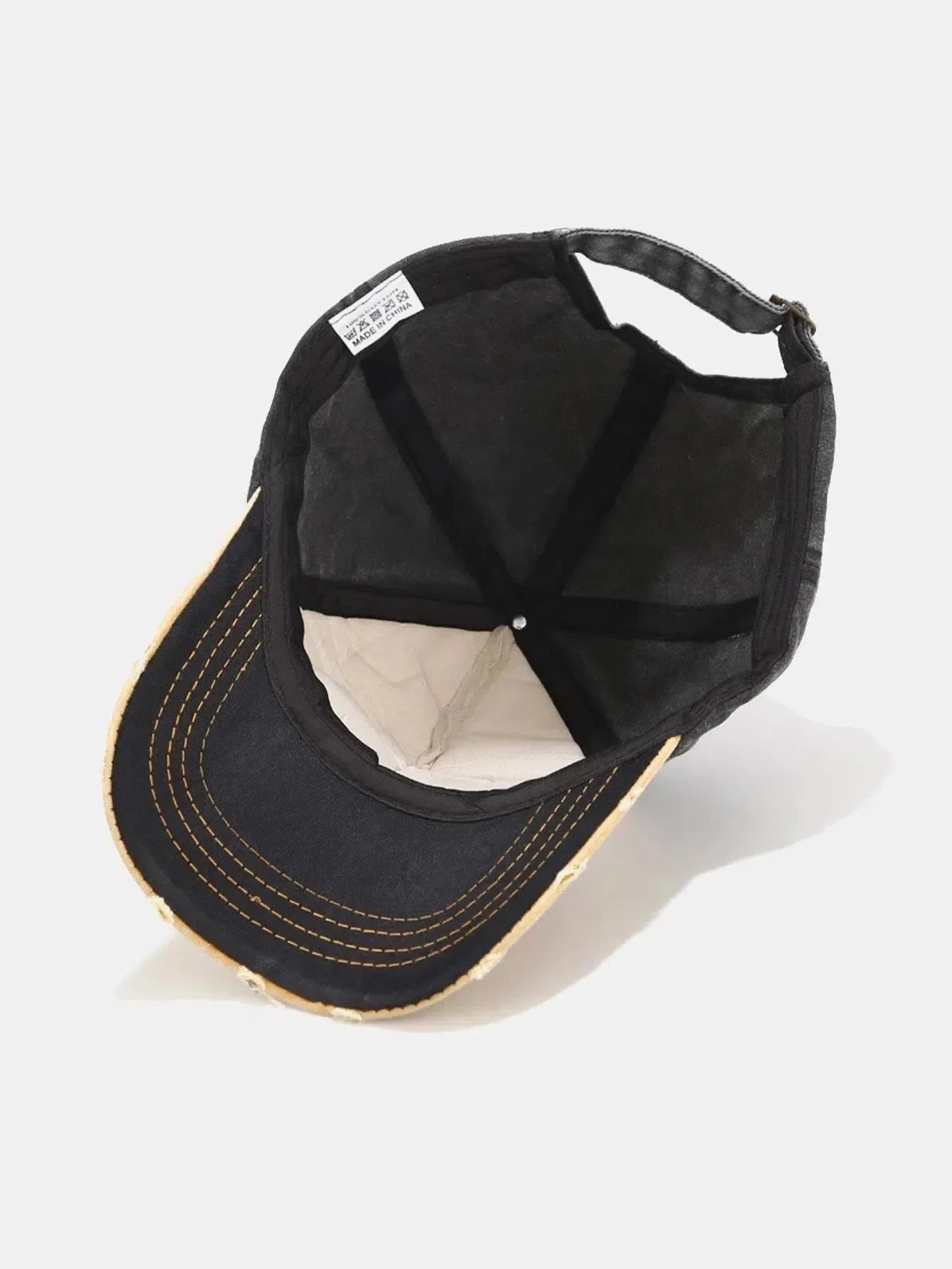 Caprisa – Washed slogan – Baseball cap-15137968423296-Santi Vento Atelier