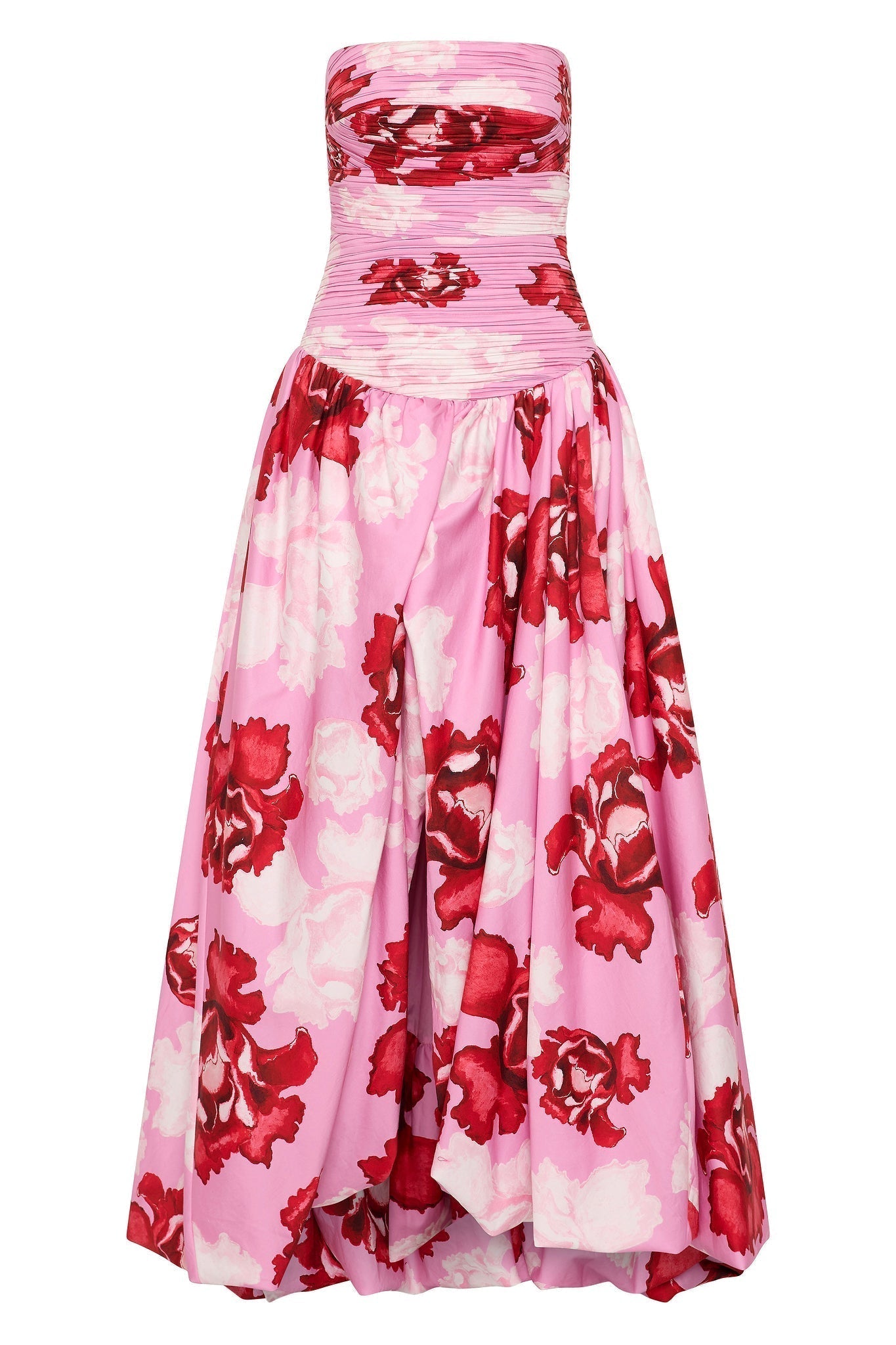 Celeste – Bold floral print – Maxi dress-15139767812480-Santi Vento Atelier