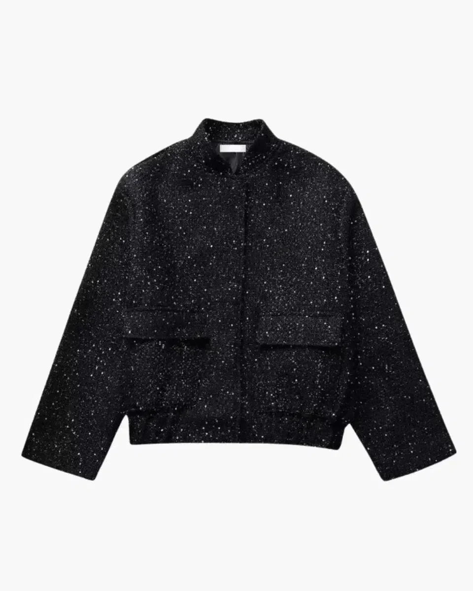 Céleste – Sequin statement – Cropped jacket-15137995653504-Santi Vento Atelier