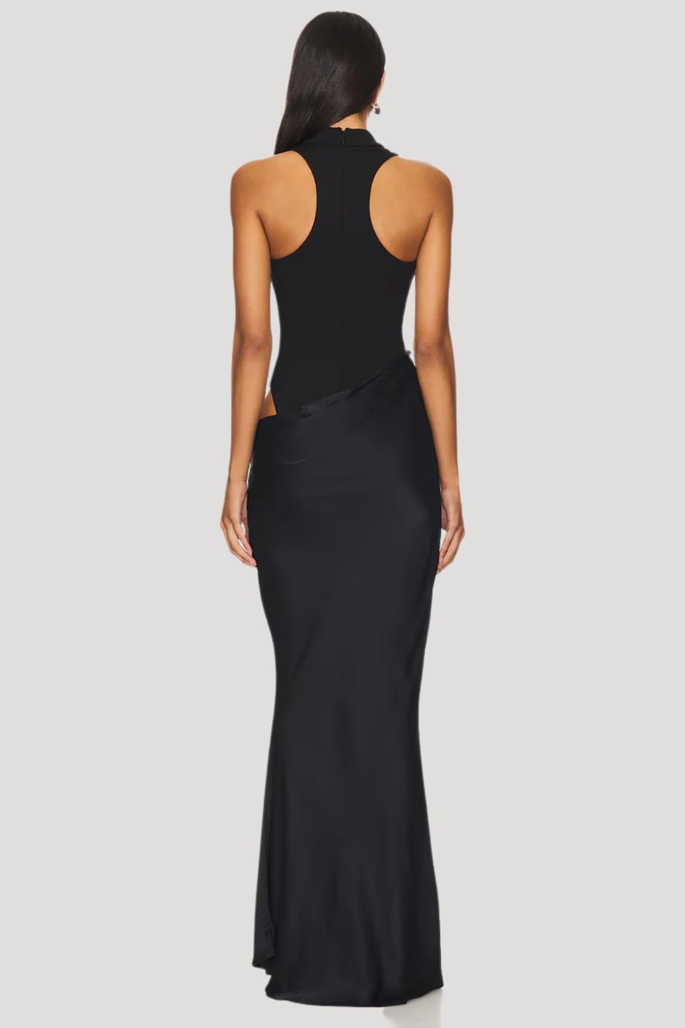 Celvara – Cutout waist – Halter evening gown-15155747783040-Santi Vento Atelier
