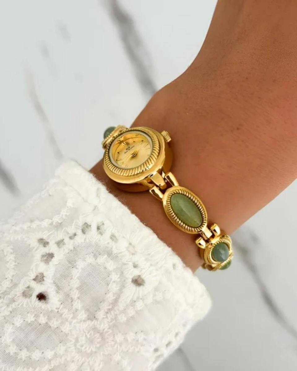 Cettina – Green stone accents – Vintage watch-15137986707840-Santi Vento Atelier
