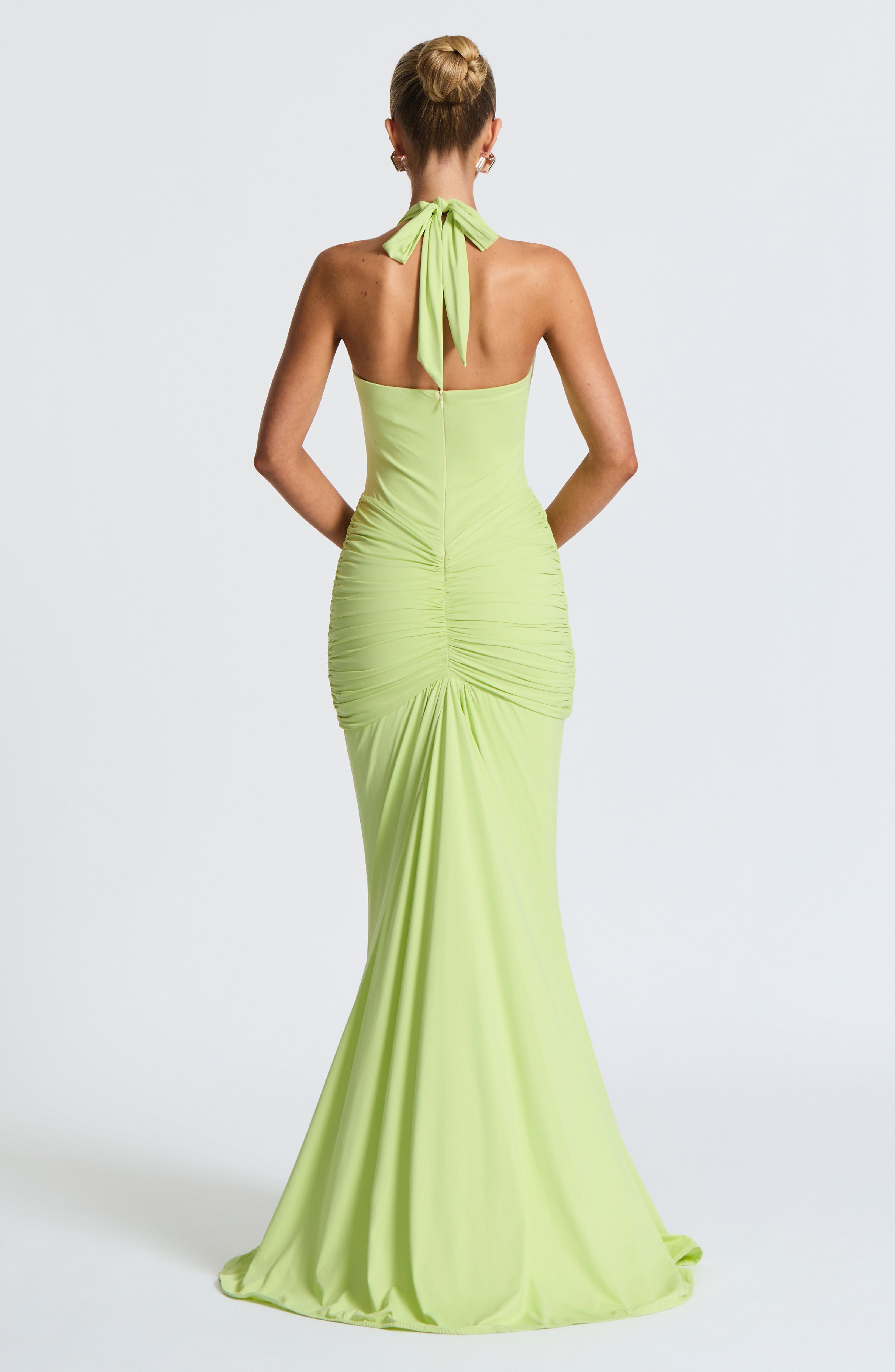 Ciara – Sculpted plunge design – Evening gown-15168503316864-Santi Vento Atelier
