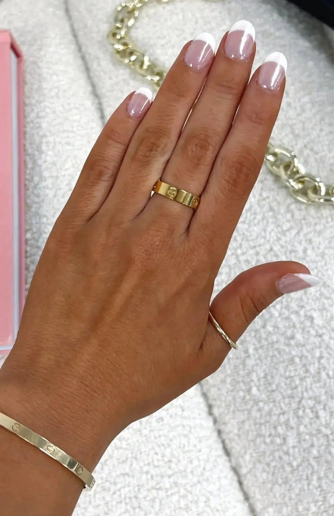 Clairette – Chunky design – Gold-plated ring-15137988575616-Santi Vento Atelier