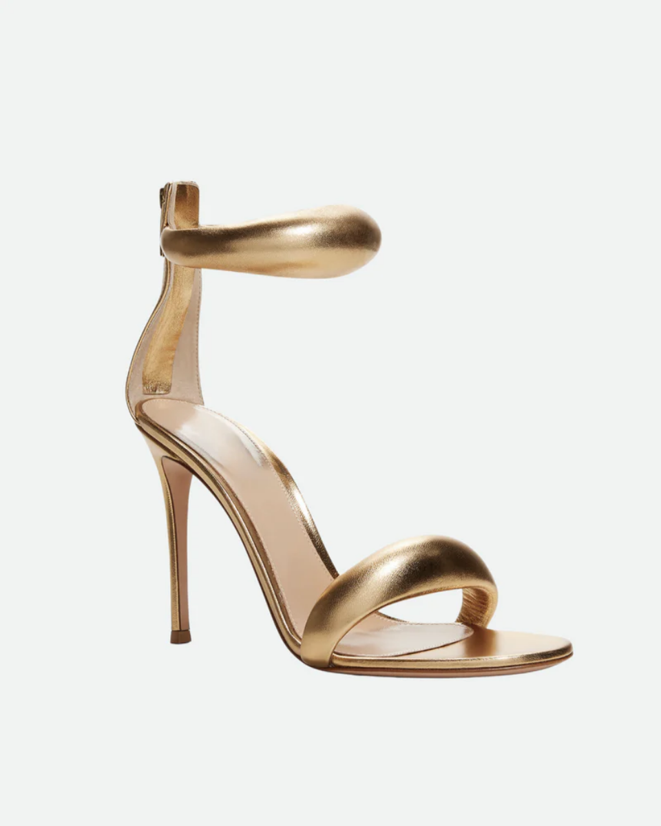 Clémence – Stiletto design – Puffy ankle strap heels-15137993032064-Santi Vento Atelier