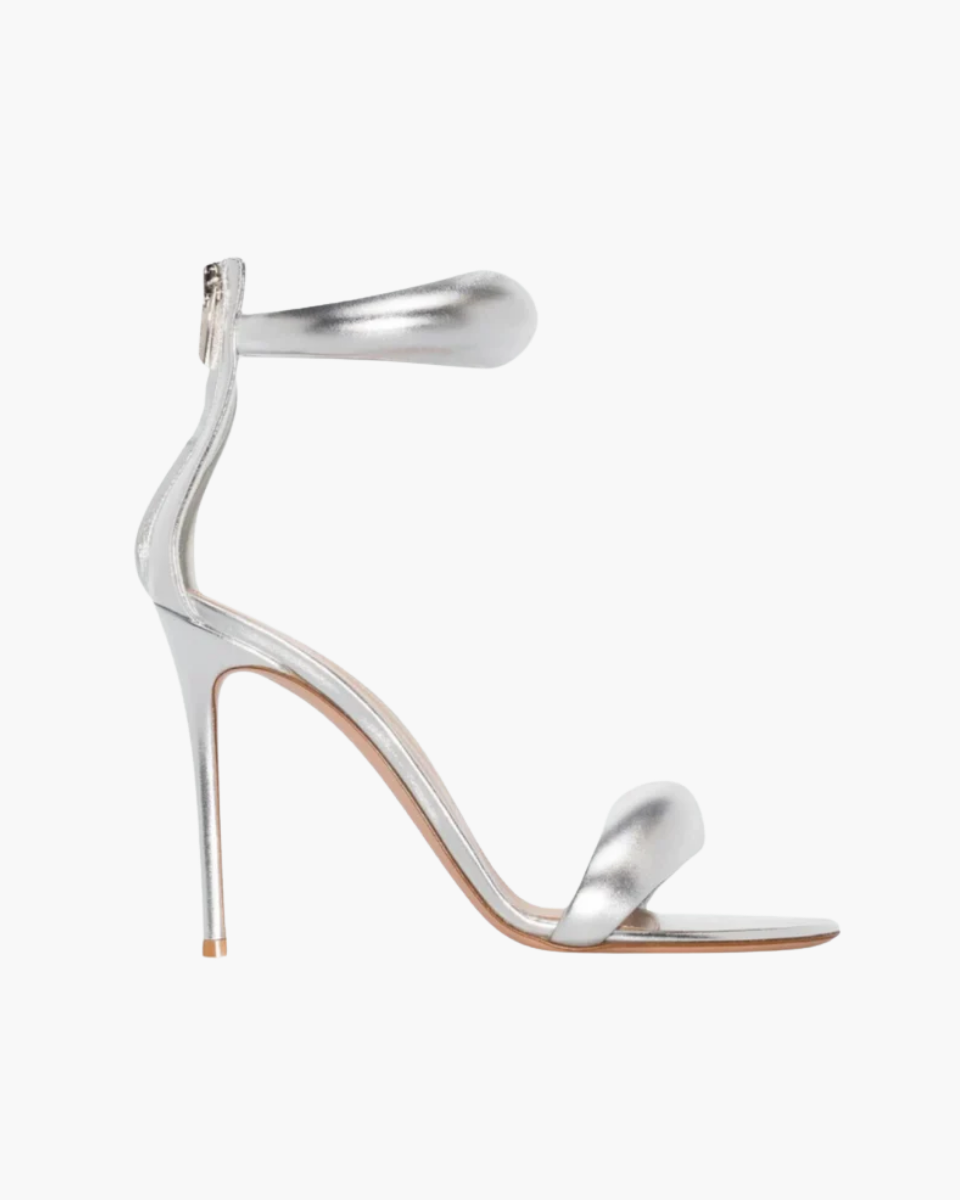 Clémence – Stiletto design – Puffy ankle strap heels-15137993032064-Santi Vento Atelier