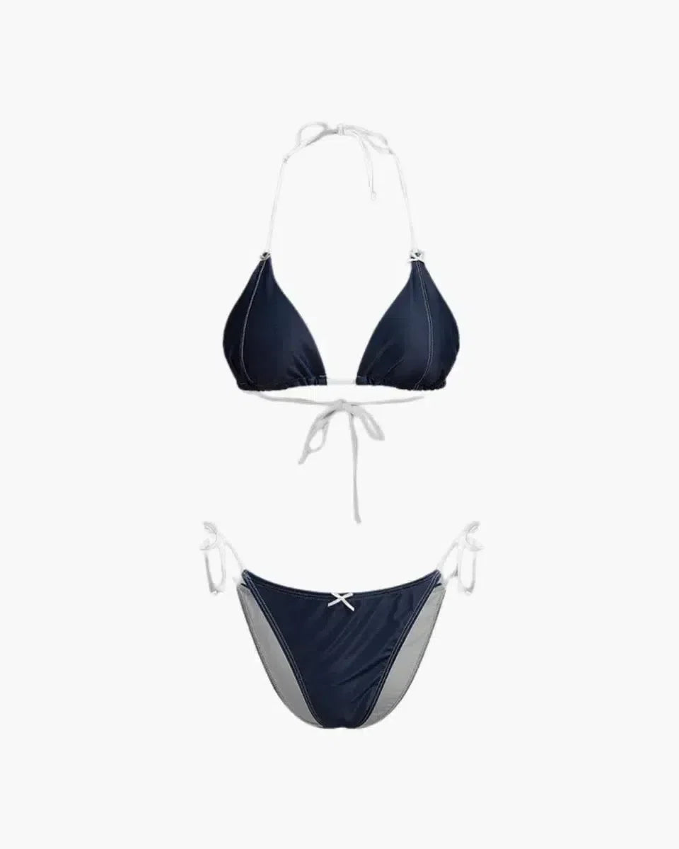 Corlisr – Contrast design – Y2K bikini set-15138008957312-Santi Vento Atelier