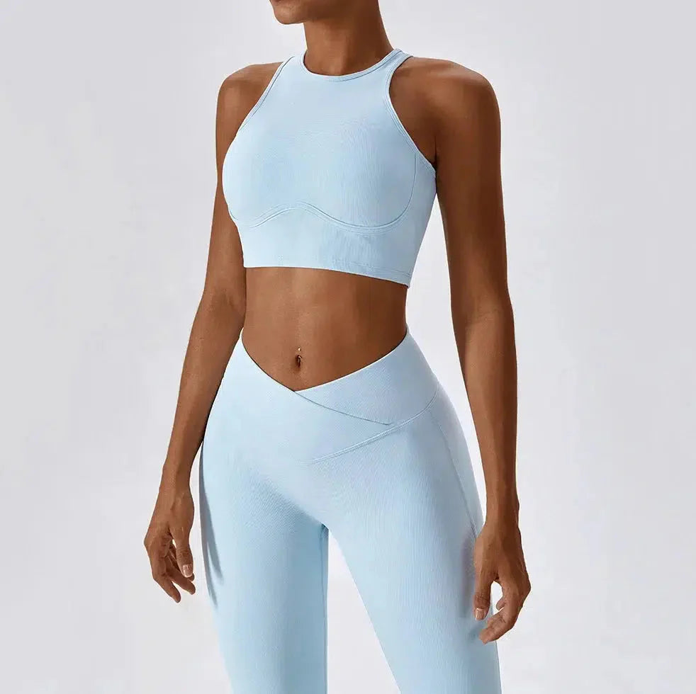 Costanza – Stretchy fabric – Sculpting workout set-15138003386752-Santi Vento Atelier